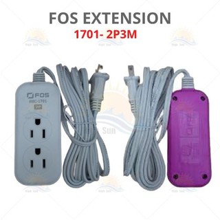Fos Electric outlet Extension Cord with USB Adaptor Socket 3/5 Meter Socket cord
