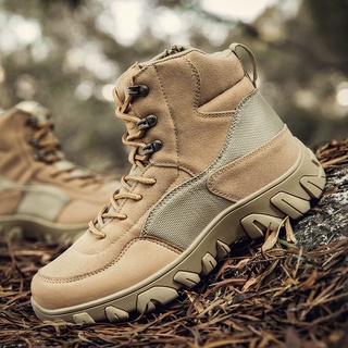 Men's shoes hiking shoes camouflage shoes tactical special forces military boots training desert boots outdoor boots