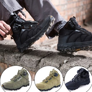 Outdoor Climbing Men's Tactical Training Boots Light Automatic Buckle Boots