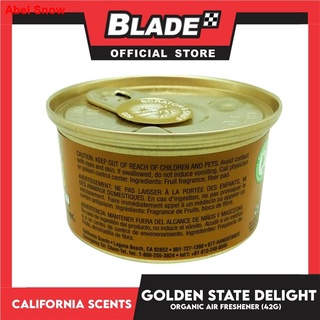 ∋✈♛3pcs California Scents Organic Air Freshener Golden State Delight 42g