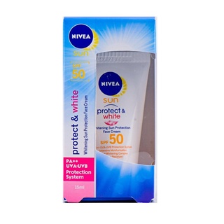 NIVEA Sun Protect White Facial Cream Spf 50 15ml