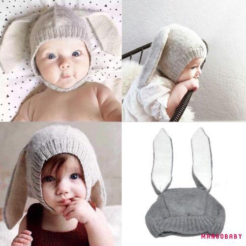 ☞MG-Infant Kids Winter Baby Boy Girl Knitted Rabbit (6)
