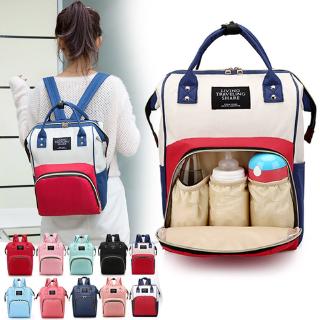 Fashion Mummy Maternity Nappy Bag Large Capacity Nappy Bag Travel Backpack Nursing Bag for Baby Care Women's Oxford Fabric Bag
