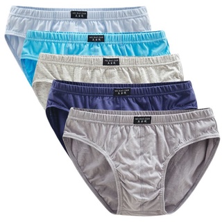 Nan Men's Underwear Breifs Cotton Underpants Comfortable Sweat-Absorbent All Cotton Mid-Waist Loose Plus Size Breathable Youth Underpants