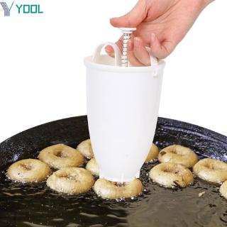 【YOOL】 Portable Dispenser Deep Fry Donut Mould Plastic Light Weight Donut Maker (1)