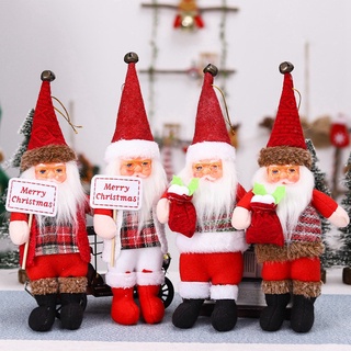 30*20cm Santa Claus Doll Large Size 2021 Christmas Tree Ornament Home Decoration