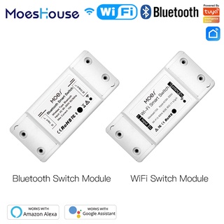 Mouehouse DIY Bluetooth Wi-Fi Smart Light Switch Timer Smart Life APP Wireless Remote Control Works