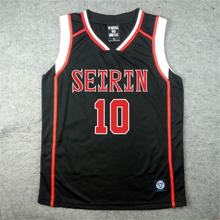 ShopeeTop10✣Anime Kuroko no Basket/Basuke SEIRIN School Basketball Uniform Men Jersey White Black Sp