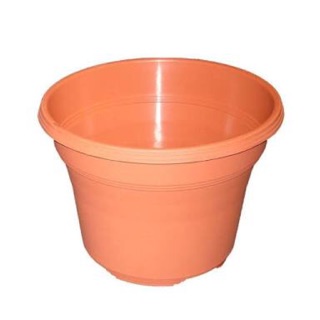 Plastic pots for gardening pot round
