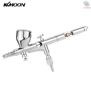 T&M KKmoon Professional Gravity Feed Dual Action Airbrush Set for Art Painting Tattoo Manicure Paint Hobby Spray Model Air Brush Nail Tool 0.2mm 9cc
