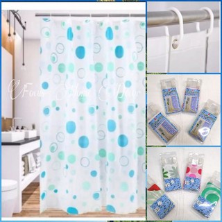 Printed Design Peva Plastic Shower Curtain S#CYP-04 (180*180cm)