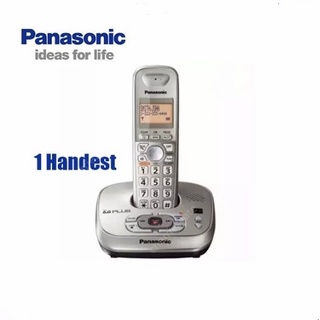 hotstarCHE Panasonic KX-TG4021N Telepon Wireless Handset DECT 6.0 Expandable Digital Cordless Phone System 1 Handset