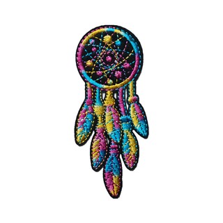 Indian Embroidery Lucky Feather Dream Catcher Sew Iron On Patch Badge Bag Hat Jeans Applique