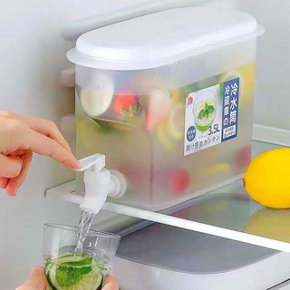 Luan2422 Xinxing66 3500ml Water Jug With Faucet Lemon Juice Jug Kitchen Drinkware Kettle Pot Cold Water Bottle Container Heat Resistant Pitcher