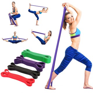 Latex Resistance Bands Pull Rope Yoga Fitness Body Strength lifting Exercise Training 208cm Crossfit Power