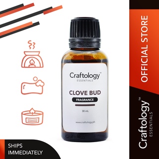 Craftology Clove Bud Fragrance Oil (30mL) for Cosmetics, Soaps, Candles, Diffusers, Humidifiers