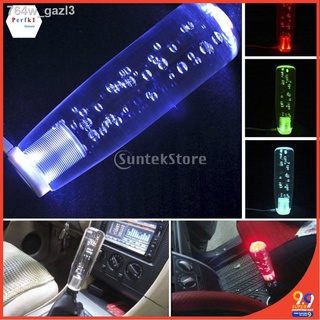 ✜﹊HOT☞ 25cm Universal LED Crystal Bubble Car Gear Stick Shift Lever Shifter Knob
