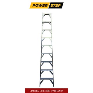 Power Step Aluminum Straight Ladder 9ft