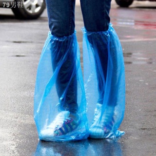✓✚✽5 Pairs Waterproof Rain Shoe Covers Anti-Slip Plastic