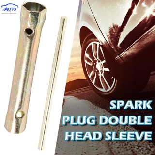 16mm/18mm Spark Plug Socket Wrench Deep Reach Spanner Tool w/ Torque Bar Handle