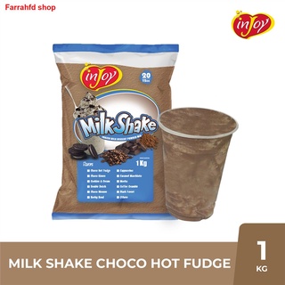 ▽inJoy Chocolate Hot Fudge Milk Shake | Premium Milk Shake Powder 1kg (1)