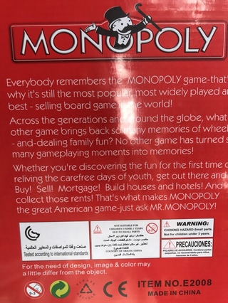 LANSITE MONOPOLY CLASSIC BOARD GAME (4)