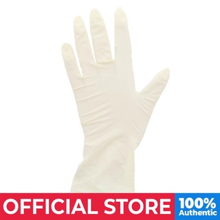 Indoplas Powder Free Examination Latex Gloves Box of 100 (Large)