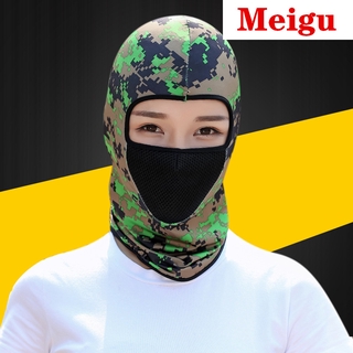 Outdoor sports head cover breathable face covering mask hat riding head cover outdoor sports face cover summer men's and women's ice silk sun protection face Gini hat fishing