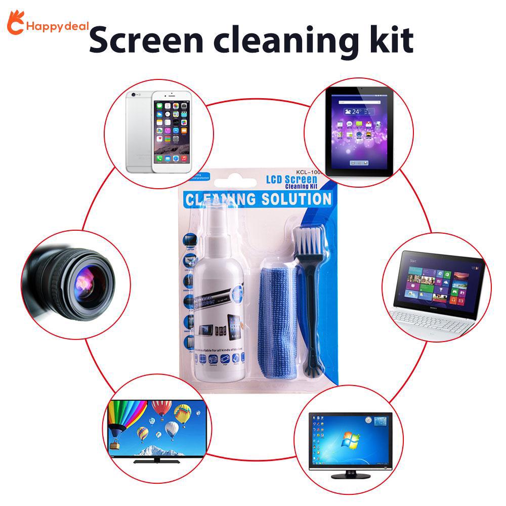 ❤HPPY LCD Cleaner Screen Cleaning KIT Laptop Lens