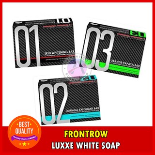 ORIGINAL Luxxe Frontrow Soap Skin Whitening/ Oatmeal Exfoliant/ Orange Papaya 135g