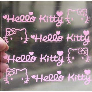 【4pcs/set Cartoon Hello Kitty Car Handle Bar Stickers Car Stickers Door Stickers for Honda Toyota Ford