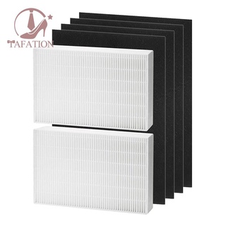 2 HEPA Filters and 4 Activated Carbon Pre Filters for Honeywell HPA200 Series HRF-R2 HPA200 HPA201 HA202 HPA204 HPA250