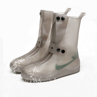 【Stock】 Shoe cover waterproof rainy day rainwater proof shoe cover non-slip thickening and wear-resi
