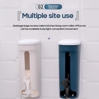 LEDDisplay stand ✺☼⊙NEW Garbage Bag Storage Box Home Kitchen Bathroom Wall Hanging Plastic Storing R (5)