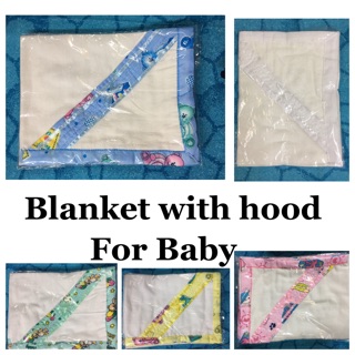 Receiving Blanket with hood 1pc.| New Born Blanket