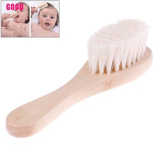 [SGOOD]Eco-Friendly Comfortable Baby Goat Hair Brush and Comb Set for Newborns Toddlers