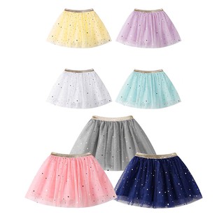 Fashion Baby Kids Girls Princess Stars Sequins Party Dance Ballet Tutu Skirts