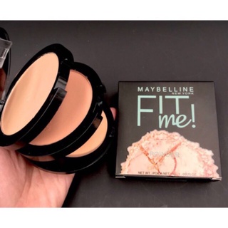 COD Maybelline Fit Me 2in1 Wet and dry face powder Foundation