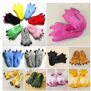 Baby Winter Warm Indoor Slippers Funny Animal Paw Claw Shoes