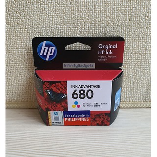 Genuine HP 680 Ink Cartridge (Tricolor)