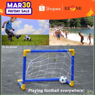 Sport Toys Series Kids' Indoor Outdoor Football Soccer Set with Hand Air Pump
