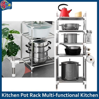 Kitchen Pot Rack Multi-functional Kitchen 5 tier Kitchen Shelf (#02)