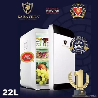 KAISA VILLA JD-8004 car home refrigerator, dual-use refrigeration for home 22L mini refrigerator
