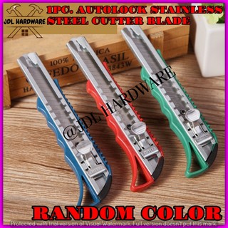 1811 AutoLock Stainless Steel Cutter Blade Knife Multipurpose Use Home/School/Office Cutter