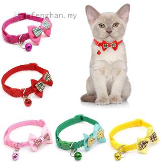 jingfenghan 1Pcs Cute Bowknot Adjustable Dog Puppy Pet Collars Necklace Collars For Dog Cat