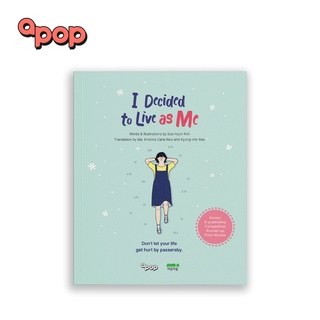 Apop Books I Decided to Live as Me by Kim Soo Hyun Self-Help Illustrated Essay Book, English Version (1)