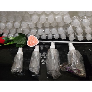 30 50 60 100 ml Transparent Plastic Mist Spray Bottle with INDIVIDUAL PLASTIC each