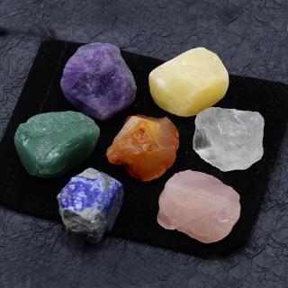 7 Chakra Natural Crystal Gem Original Stone 7 Chakra Energy Therapy Healing Stone Reiki Symbol
