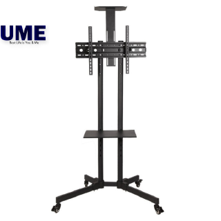 UME 32"-65" LCD LED TV Bracket Rolling Universal TV Cart Stand Mount D910