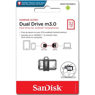 SanDisk OTG USB Flash Drive 3.0 Dual Mini Pen Drive 256GB/128GB/64GB/32GB/16GB (5)